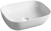 Aqualine Aqualine, Keramické umývadlo na dosku, 46x34 cm, biela, 46341