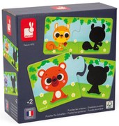 Puzzle - zvieratká a ich tiene