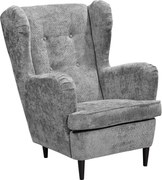 XXXLutz KRESLO UŠIAK, textil, sivá MID.YOU - Online Only obývacie izby - 002220035032