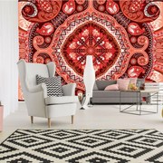 Fototapeta - Červená mozaika (254x184 cm)