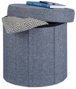 Taburetka s úložným priestorom RD22873, antracitová