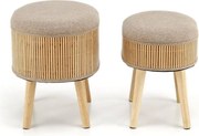 HALMAR Taburetka set HALMAR TICO, béžové