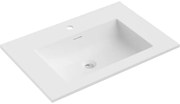 Mexen Otis, umývadlo na zapustenie 71 x 46,5 cm, biela matná, 25187001