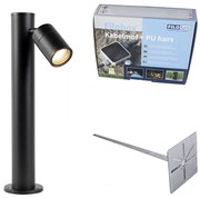 Vonkajšie svietidlo čierne 45 cm nastaviteľné IP44 - Solo