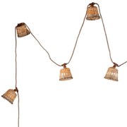 Moderné vonkajšie svetelné reťaze 8m vrátane LED 10-svetiel - Aurora