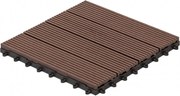 WPC dlaždice LEGI BASE 30 x 30 cm, coffee
