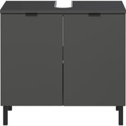 Antracitová skrinka pod umývadlo 60x56 cm Arcena – Germania