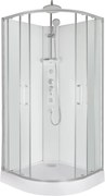 Novoterm Hydromasážny box NV-Wega 90x90 biely
