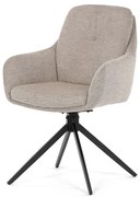 Autronic BONTEC Jedálenská stolička, sivá, látka, DCH-P3174 GREY2 Farba: Béžová