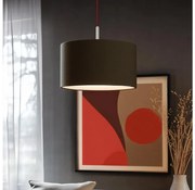 Eglo - LED Luster na lanku TUNJA 1xE27/60W/230V hnedá