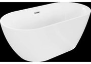 Mexen Livia voľne stojaca vaňa 150 x 75 cm, biela - 52591507500