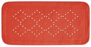 Spirella Protišmyková podložka do vane ALASKA, červená, 91 x 36 cm