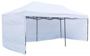 Zahradý párty stan 3x6m 3 steny - bíelý
