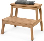 Nášľapný stolček z masívneho dreva