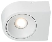 Nástenné svietidlo Luce, 1x biele kovové tienidlo, w