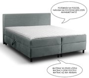 Posteľ Lisa 140x200 Monolith 92