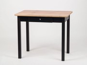 Stima Stôl PICCOLO so zásuvkou Vyberte odtieň ->: Dub Wotan, Vybetre odtieň podnože ->: Čierna