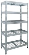 AR Shelving Vysokozáťažový regál Wire Mesh, 180 × 90 × 45 cm, nosnosť police: 300 kg