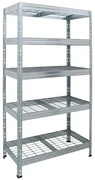AR Shelving Vysokozáťažový regál Wire Mesh, 180 × 90 × 45 cm, nosnosť police: 300 kg