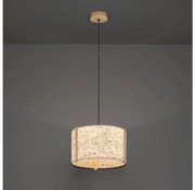 Eglo 390323 - Luster na lanku HONTONGAS 1xE27/25W/230V béžová