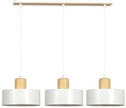 Luster na lanku TORIN 3xE27/15W/230V biela