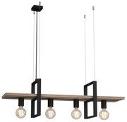 Luster na lanku SHELF 4xE27/60W/230V