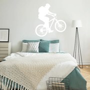 Sablio Samolepka na stenu: Cyklista - 112x120 cm