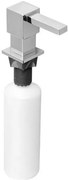 Sapho Sapho, Zápustný dávkovač mydla, hranatý, chróm, SP011