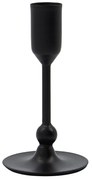 House Doctor Kovový svietnik Folk Black 12 cm