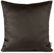 SATÉNOVÁ OBLIEČKA NA VANKÚŠ DINA 40X40 CM HNEDÁ