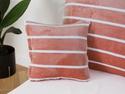 Obliečka na vankúš mikroplyš 40 × 40 cm - Kamala staroružová