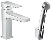 Umývadlová batéria Hansgrohe Metropol s bidetovú spŕškou chróm 32522000