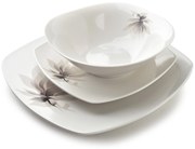 Porcelánová jídelní sada 18 ks talířů MAGNOLIA bílá