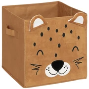 Úložný box Leopard, 29x29x29 cm, hnedá