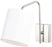Nástenné svietidlo v bielo-striebornej farbe Ve – Opviq lights