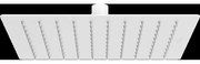 Mexen dažďová sprcha slim 25 x 25 cm, biela - 79125-20