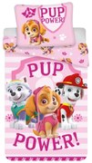 Obliecky Disney Paw Patrol ružový 140x200cm+90x70cm Setino Tiahome