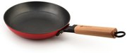 Litinová pánev RODE 20 cm červená