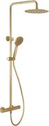 Sprchová súprava s termostatickou batériou DRAGOR, kartáčovaná mosadz