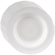 Orion Súprava porcelánových hlbokých tanierov Mona lem 6 ks, 23 cm