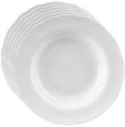 Orion Súprava porcelánových hlbokých tanierov Mona lem 6 ks, 23 cm