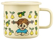 Hrnček Pippi Fruits 0,37l, smalt / žltý