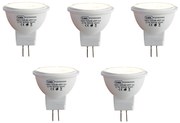 Sada 5 LED žiaroviek G4 MR11 2,7 W 210 lm 3000 K 12 V