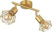 Globo 54802GB-2 - Bodové svietidlo XARA I 2xE14/40W/230V zlatá