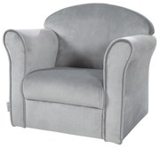 roba Detské kreslo (s lakťovou opierkou, sivá) (100397115)