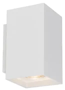 Moderná nástenná lampa biela štvorcová 2-svetlo - Sandy