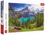 Trefl Puzzle Jazero Oeschinen Alpy, Švajčiarsko 1500 dielikov 85x58cm