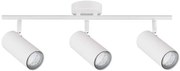 Candellux Biele stropné svietidlo Colly pre žiarovku 3x GU10 93-01689