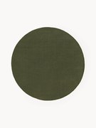 Okrúhly bavlnený koberec Lora