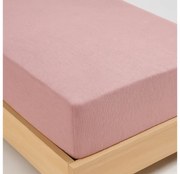 Napínacie prestieradlo ružové 180×200 cm – 70 % bavlna / 30 % polyester, gumička